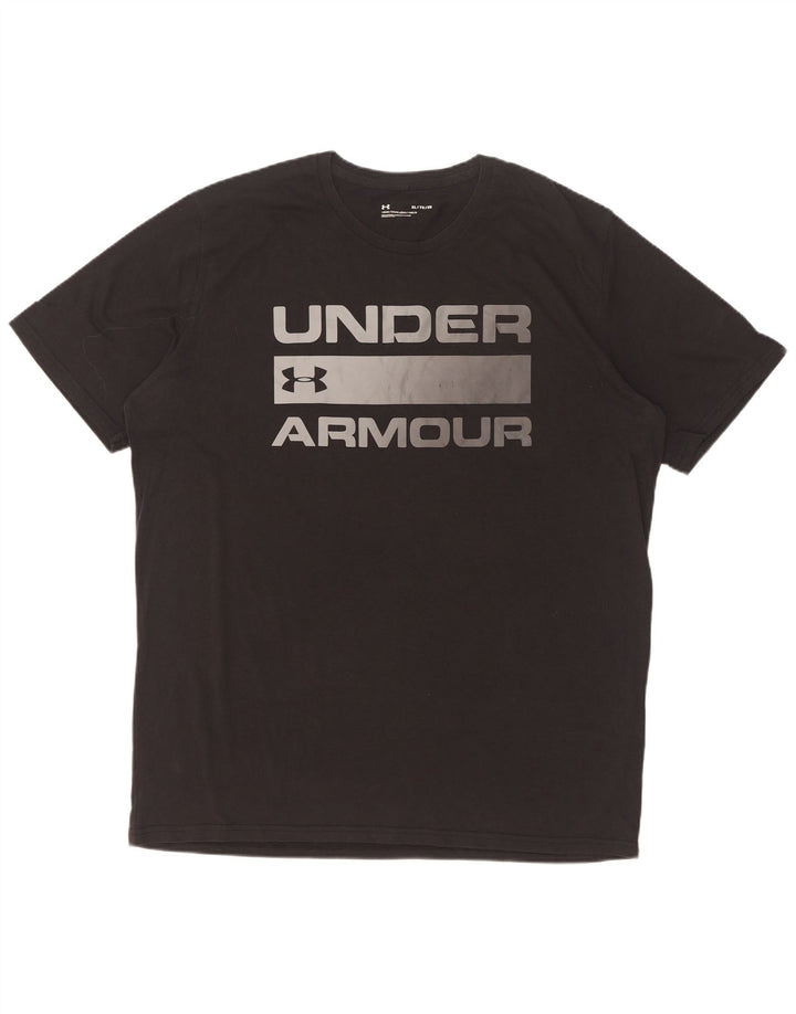 Męski T-shirt z grafiką Under Armour XL, czarny