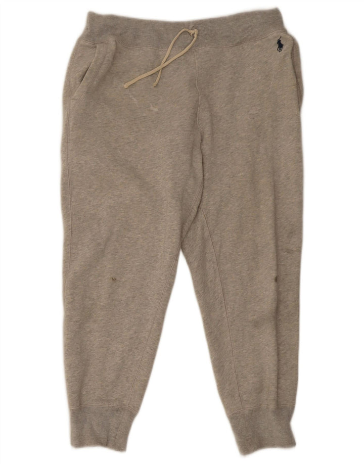 Męskie spodnie dresowe Polo Ralph Lauren, joggery, średnioszare, nakrapiane