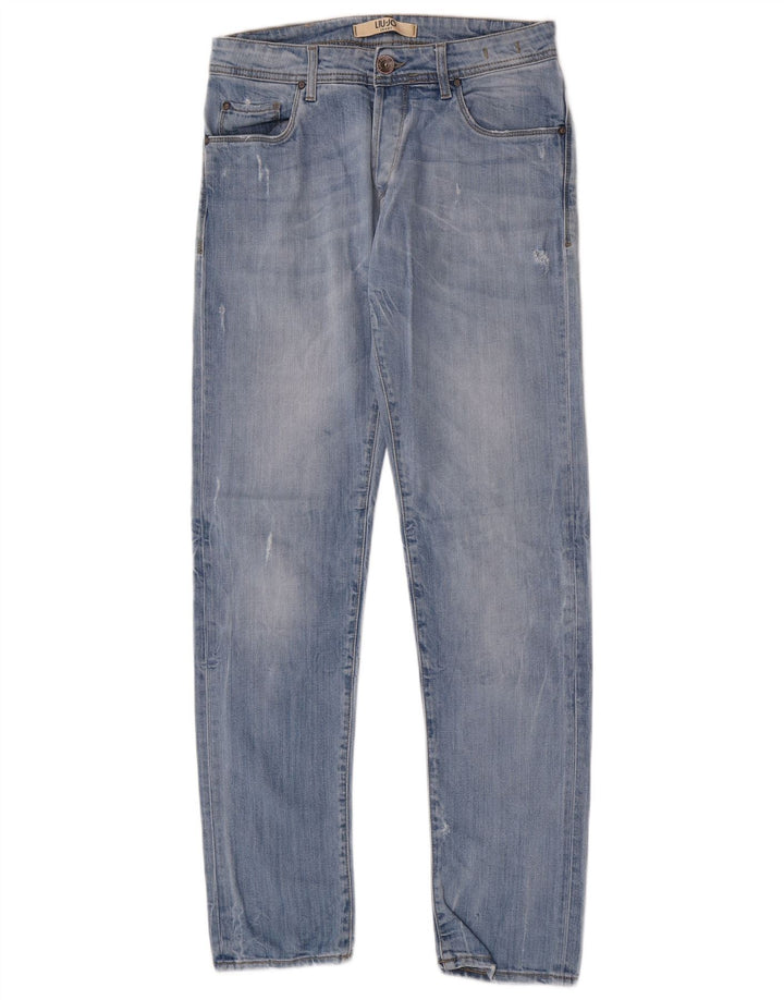Liu Jo Męskie jeansy slim W30 L32 Niebieskie bawełniane