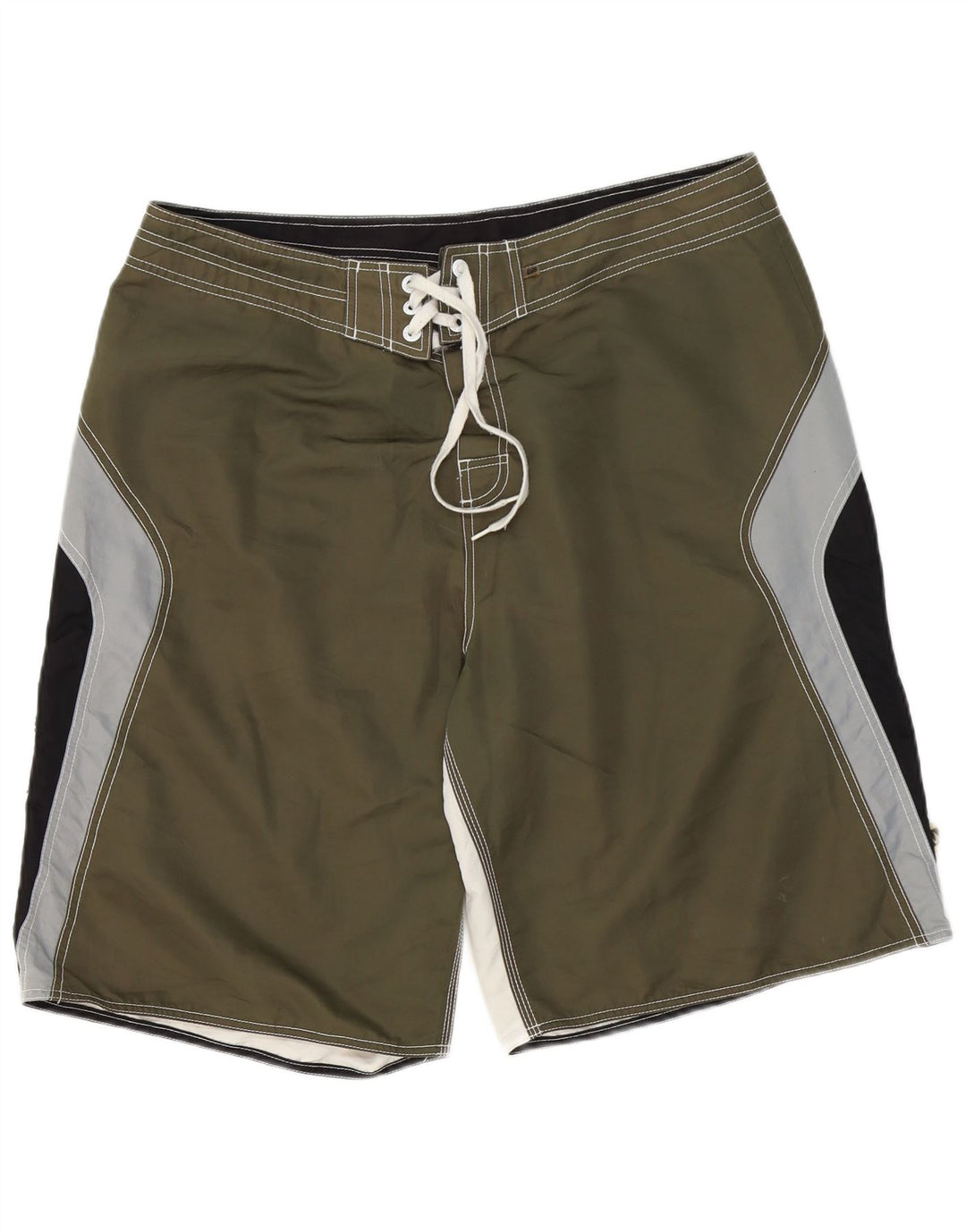 Męskie spodenki kąpielowe Rip Curl XL Khaki, poliester z blokami kolorów