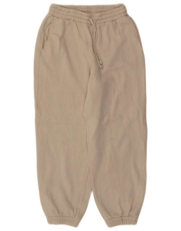 Damskie spodnie dresowe Zara Joggers UK 12 Średni beż, bawełna