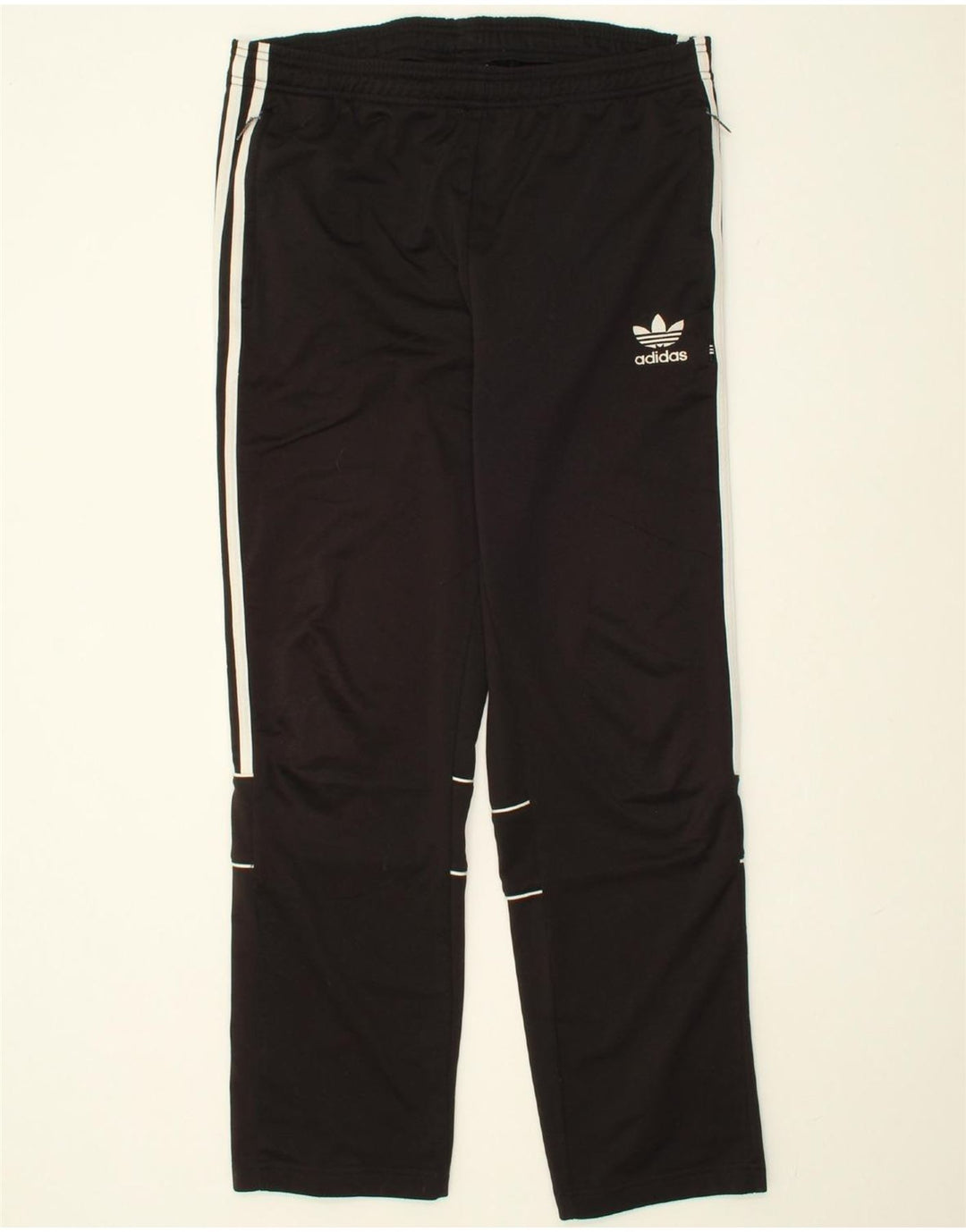 ADIDAS Mens Tracksuit Trousers Medium Black Polyester Vintage Adidas and Second-Hand Adidas from Messina Hembry 