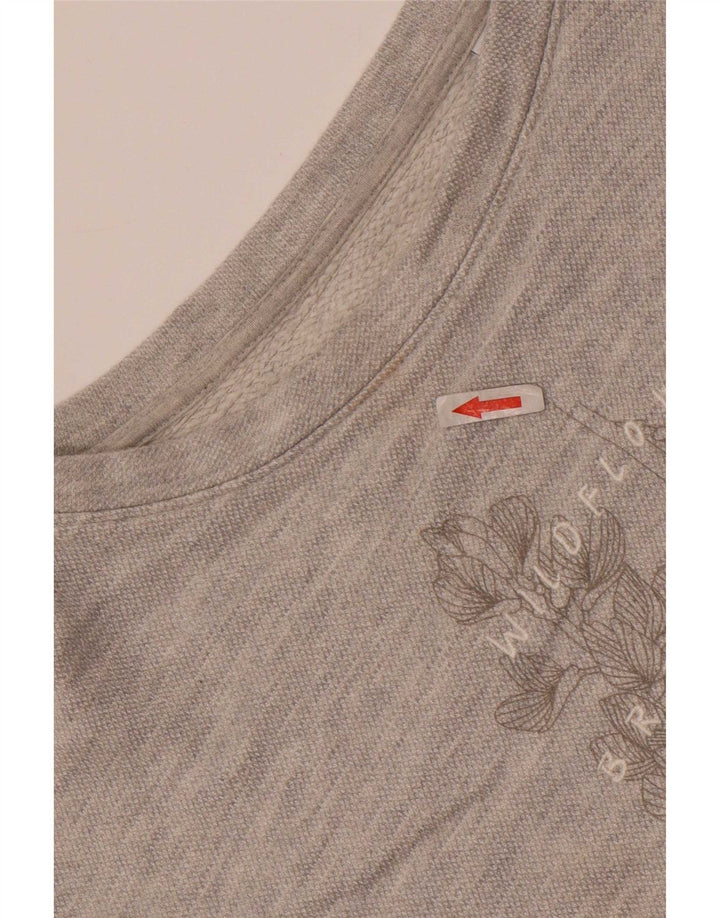 Damska bluza oversize Mustang Graphic UK 10 Small Grey