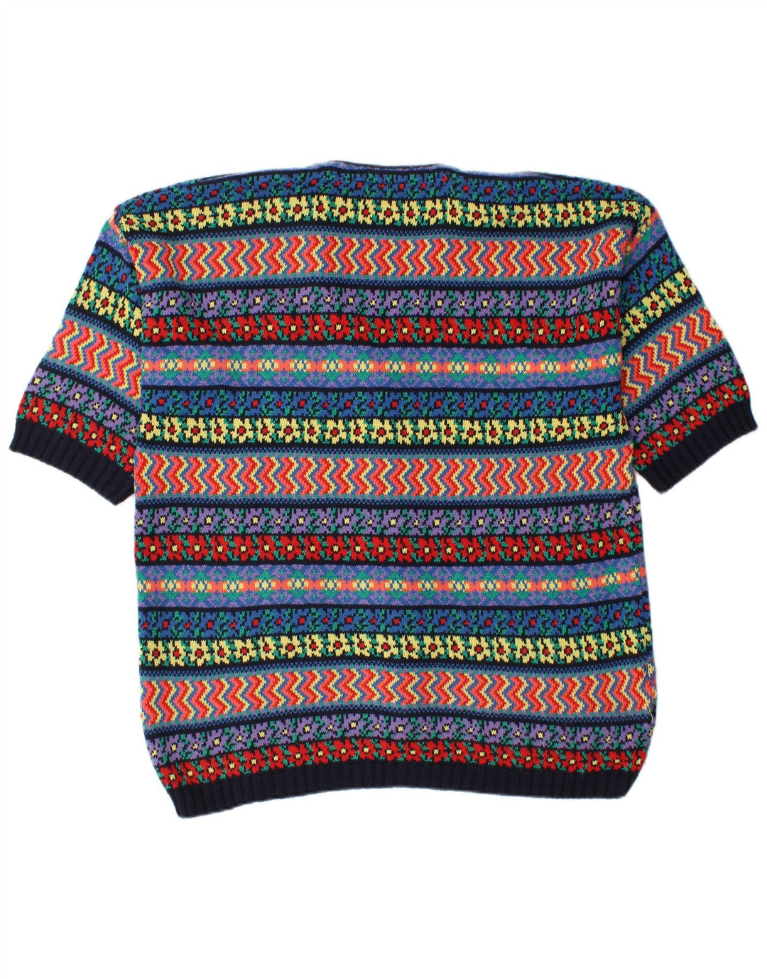 Vintage damski sweter oversize UK 16, duży, wielokolorowy