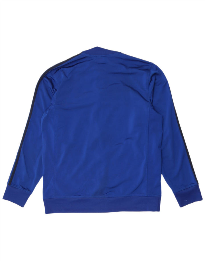 Adidas Męska bluza dresowa, duża, niebieska, poliestrowa
