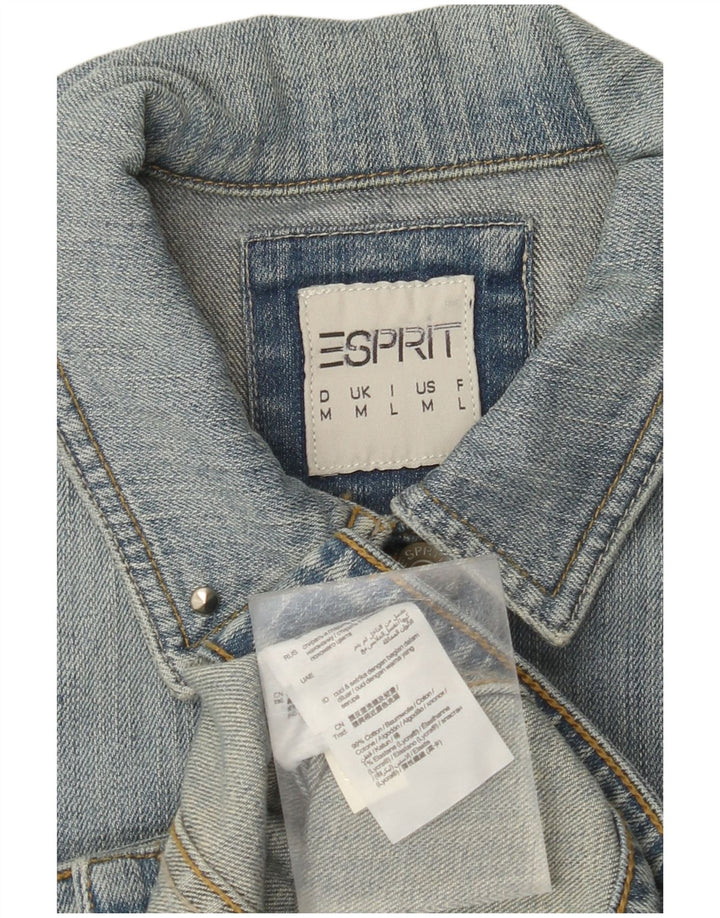 Damska kamizelka dżinsowa ESPRIT Chicago Bulls Graphic UK 12, średnia niebieska, bawełniana