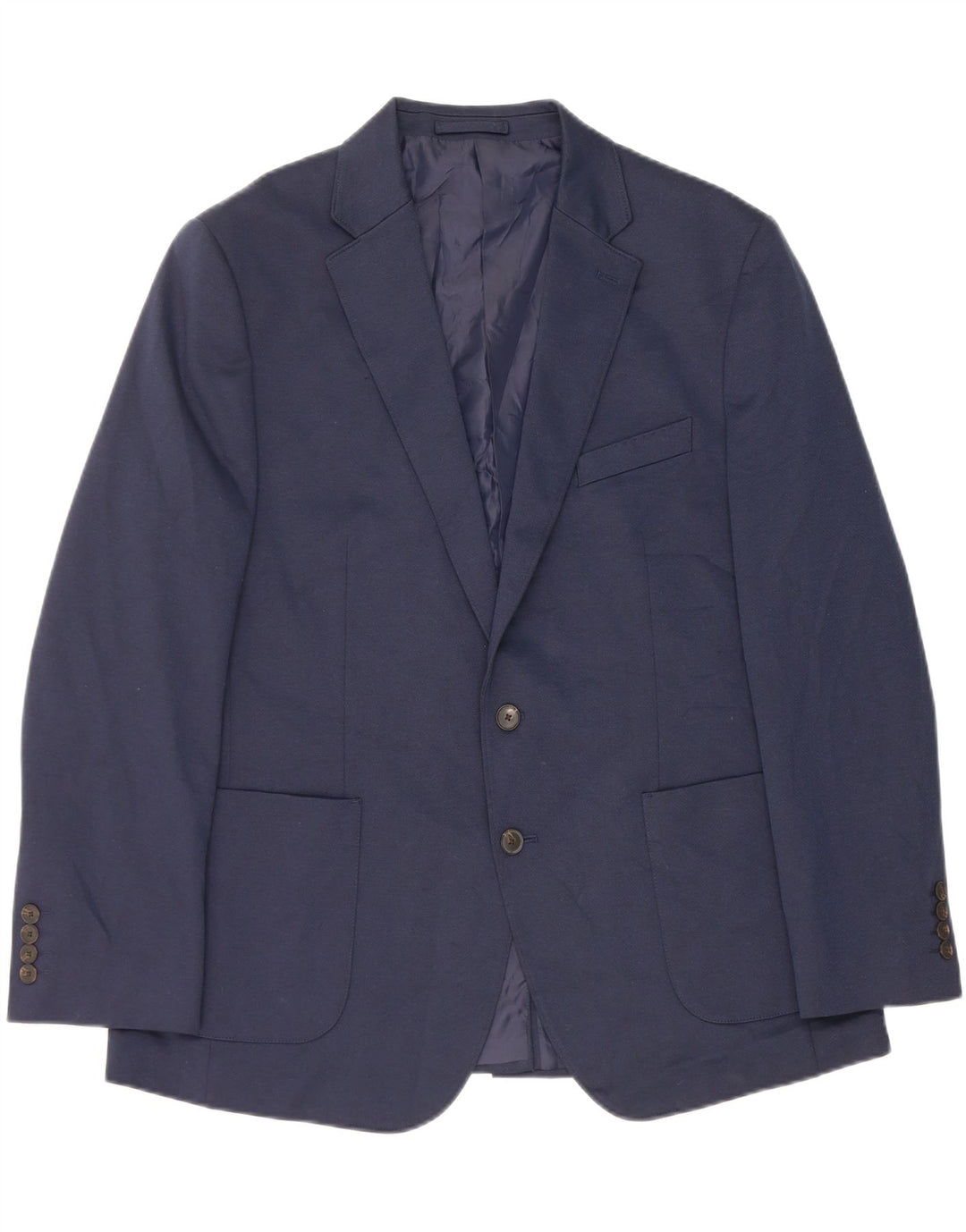 Marks & Spencer Męska marynarka zapinana na 2 guziki, UK 44 XL, granatowa, poliester