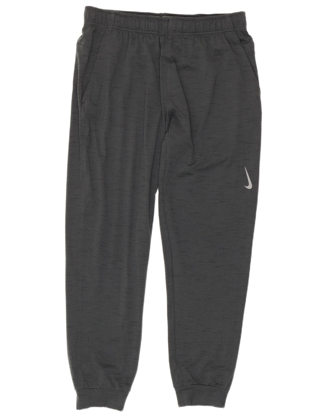 Męskie spodnie dresowe Nike Dri Fit Joggery, duży, szary, nakrapiany poliester