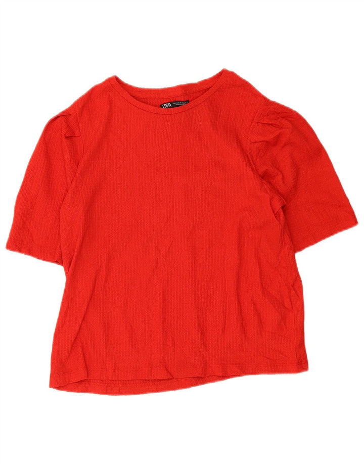 Bluzka damska Zara Top UK 12 Medium Red
