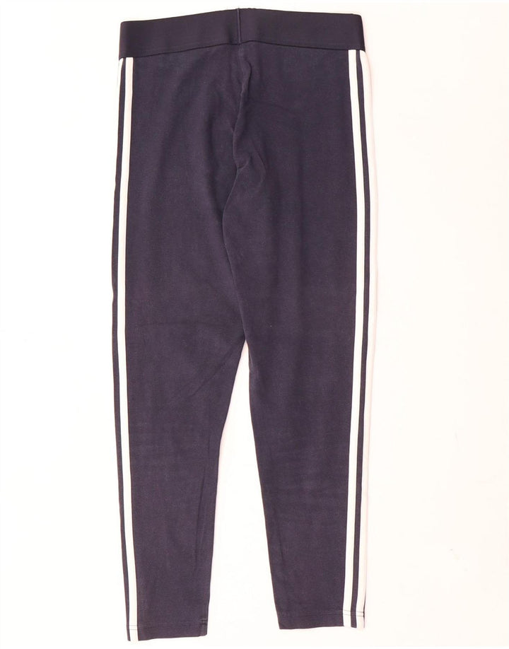 Legginsy damskie Adidas UK 12/14 Średni granatowy, bawełniany