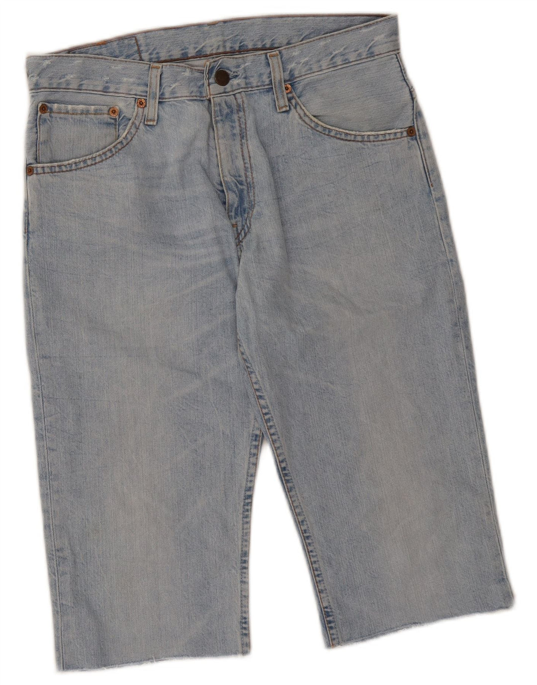 Męskie spodenki jeansowe Levi's 507 Bermudy W30 Średni niebieski