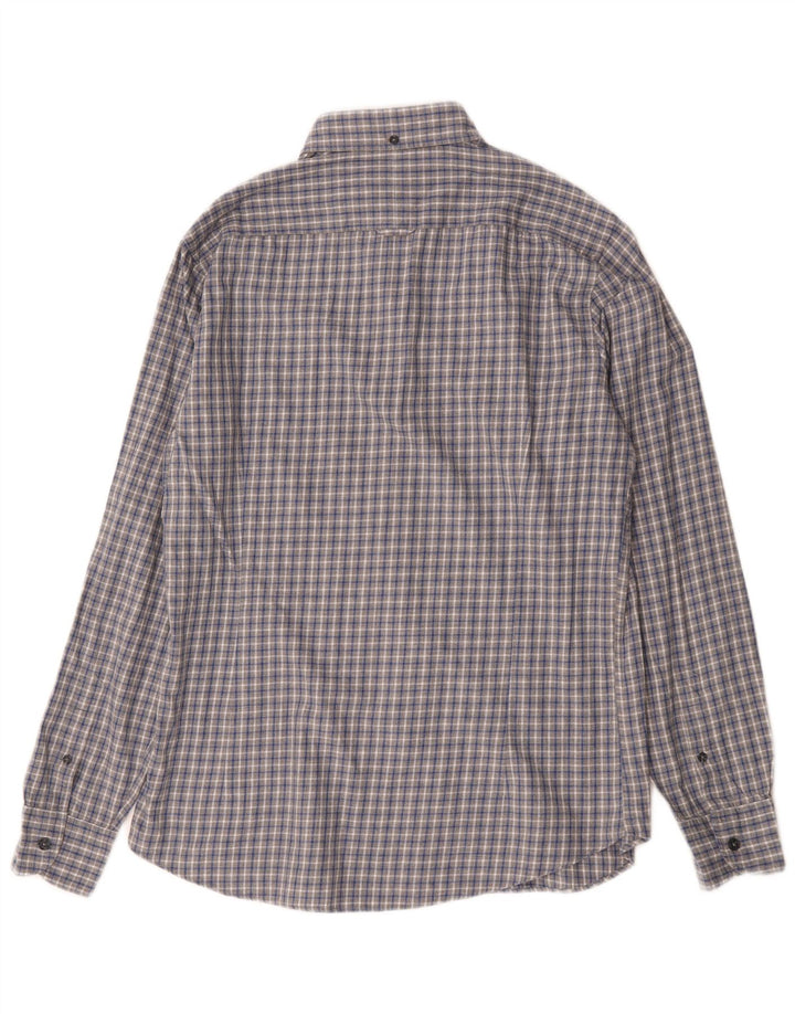 Koszula męska Massimo Dutti w średnią szarą kratkę