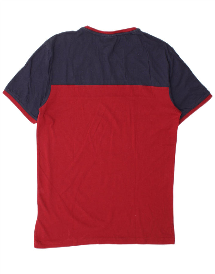 T-shirt męski Fila Top, bawełniany, w kolorze średniej czerwieni