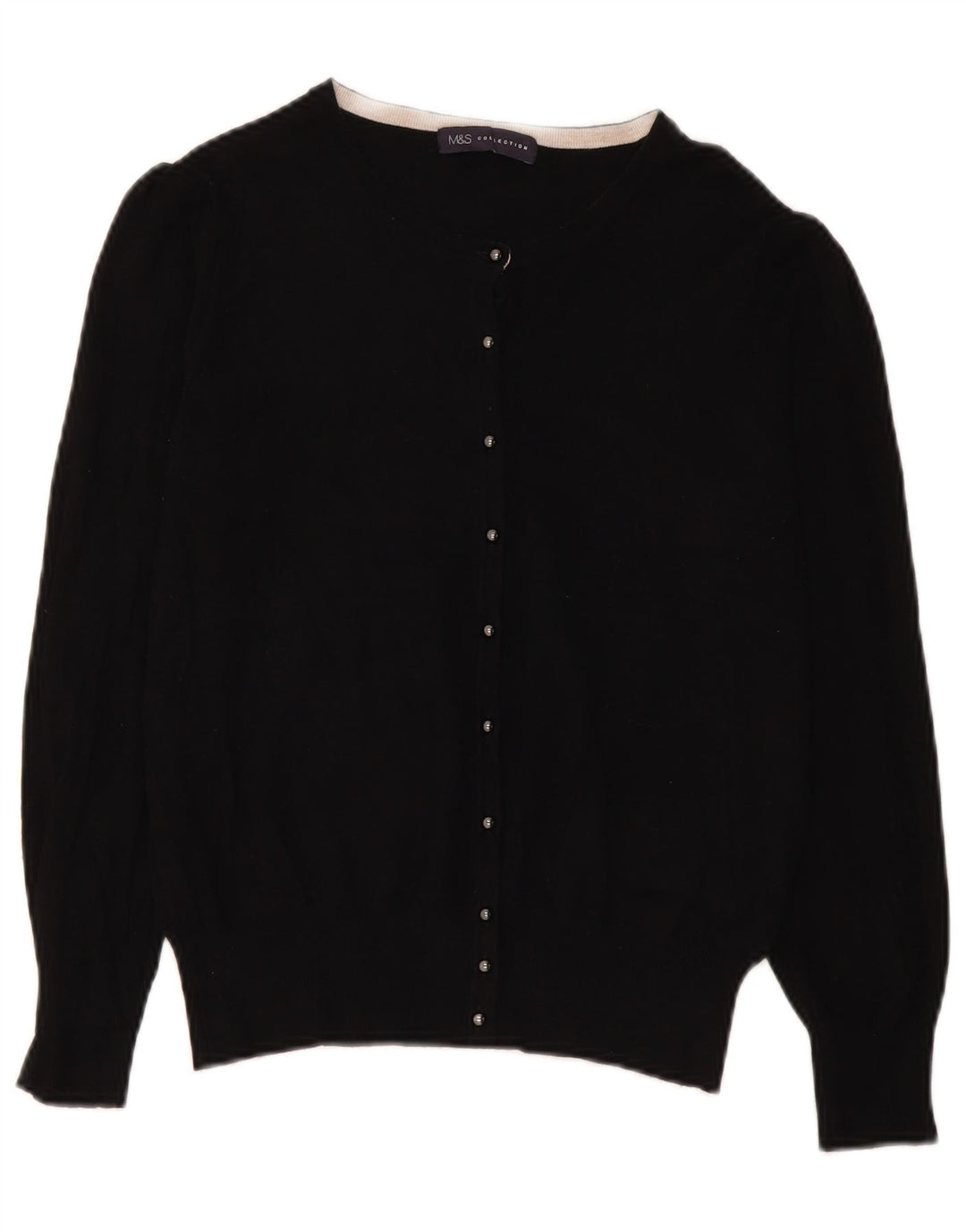 Sweter damski Marks & Spencer UK 14, średni czarny, wiskoza