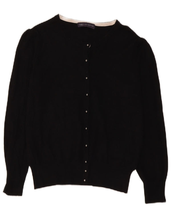 Sweter damski Marks & Spencer UK 14, średni czarny, wiskoza