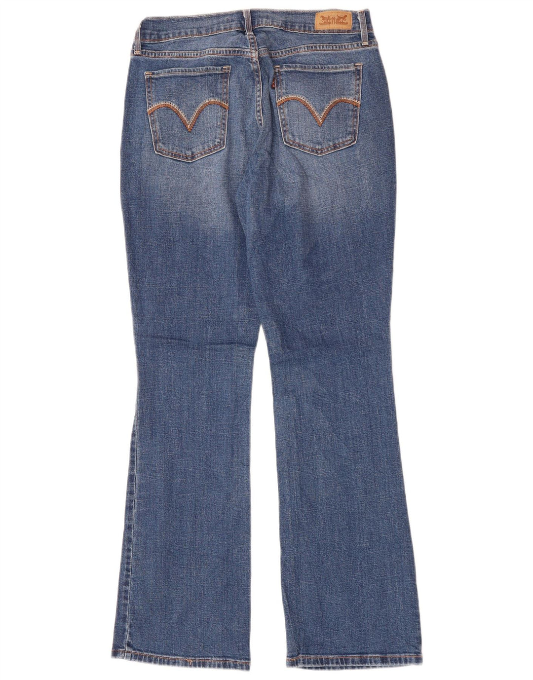 Damskie jeansy LEVI'S 515 Bootcut US 6 Medium W30 L31 Niebieska bawełna