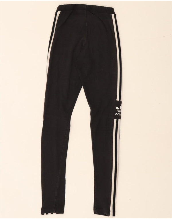 Damskie legginsy Adidas Graphic UK 4 XS, czarne, bawełniane