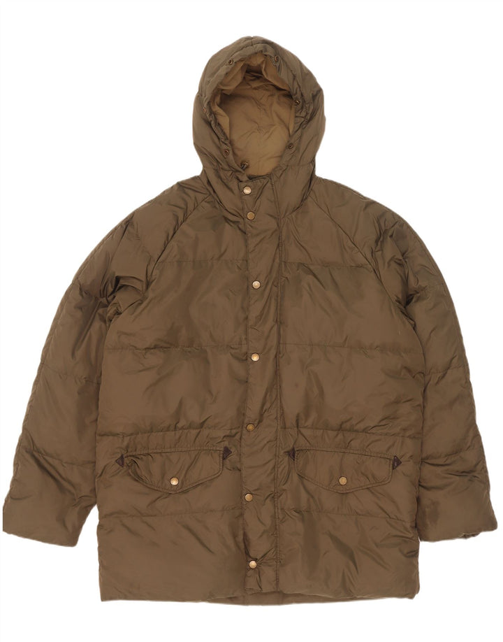 Męska ocieplana kurtka z kapturem Belfe UK 44 2XL Khaki, poliamid
