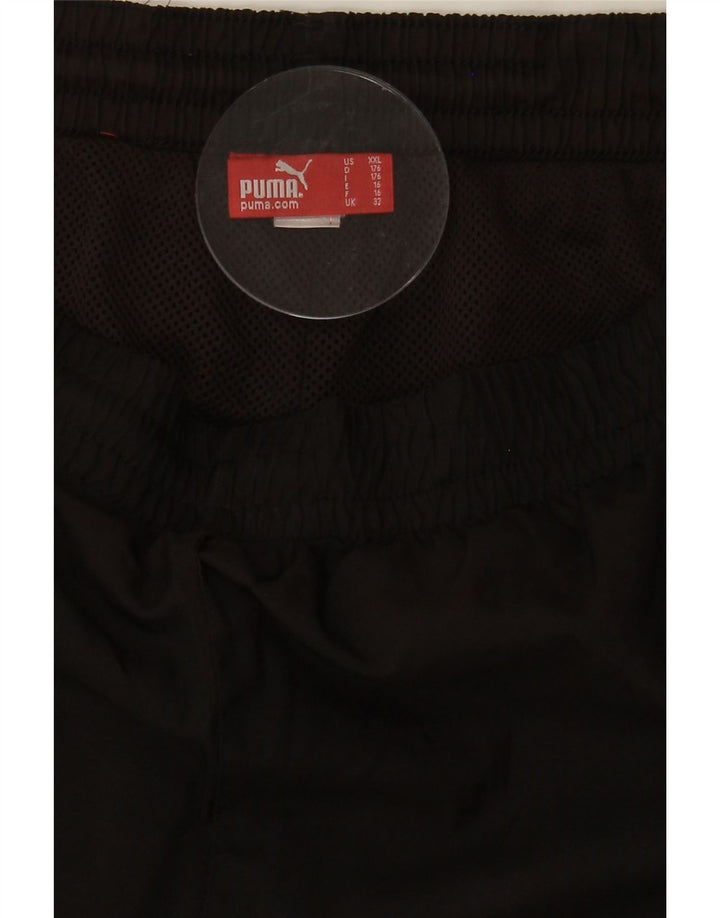 PUMA Boys Graphic Sport Shorts 15-16 Years  Black Vintage Puma and Second-Hand Puma from Messina Hembry 