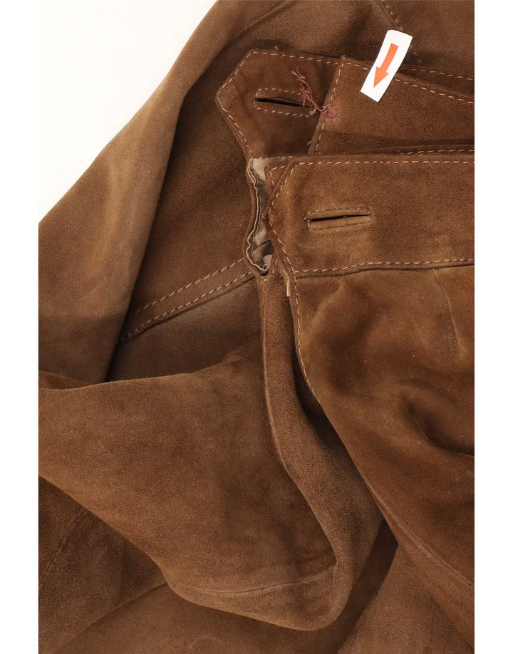 Męska kurtka zamszowa vintage IT 46 Small Brown