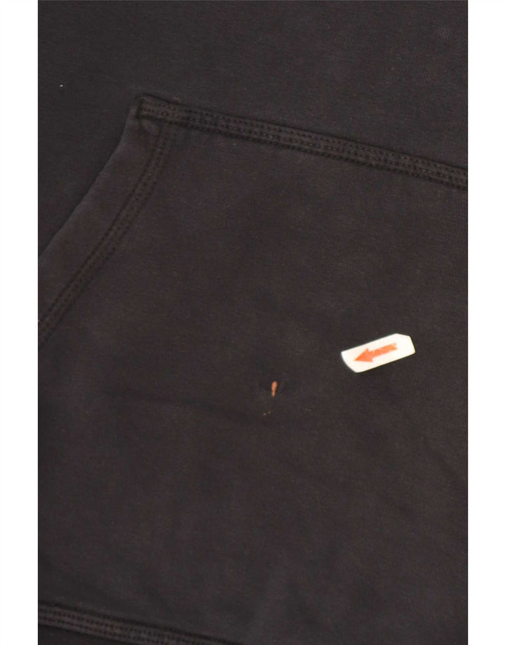 Męska bluza z kapturem Nike, średnia czarna, bawełniana