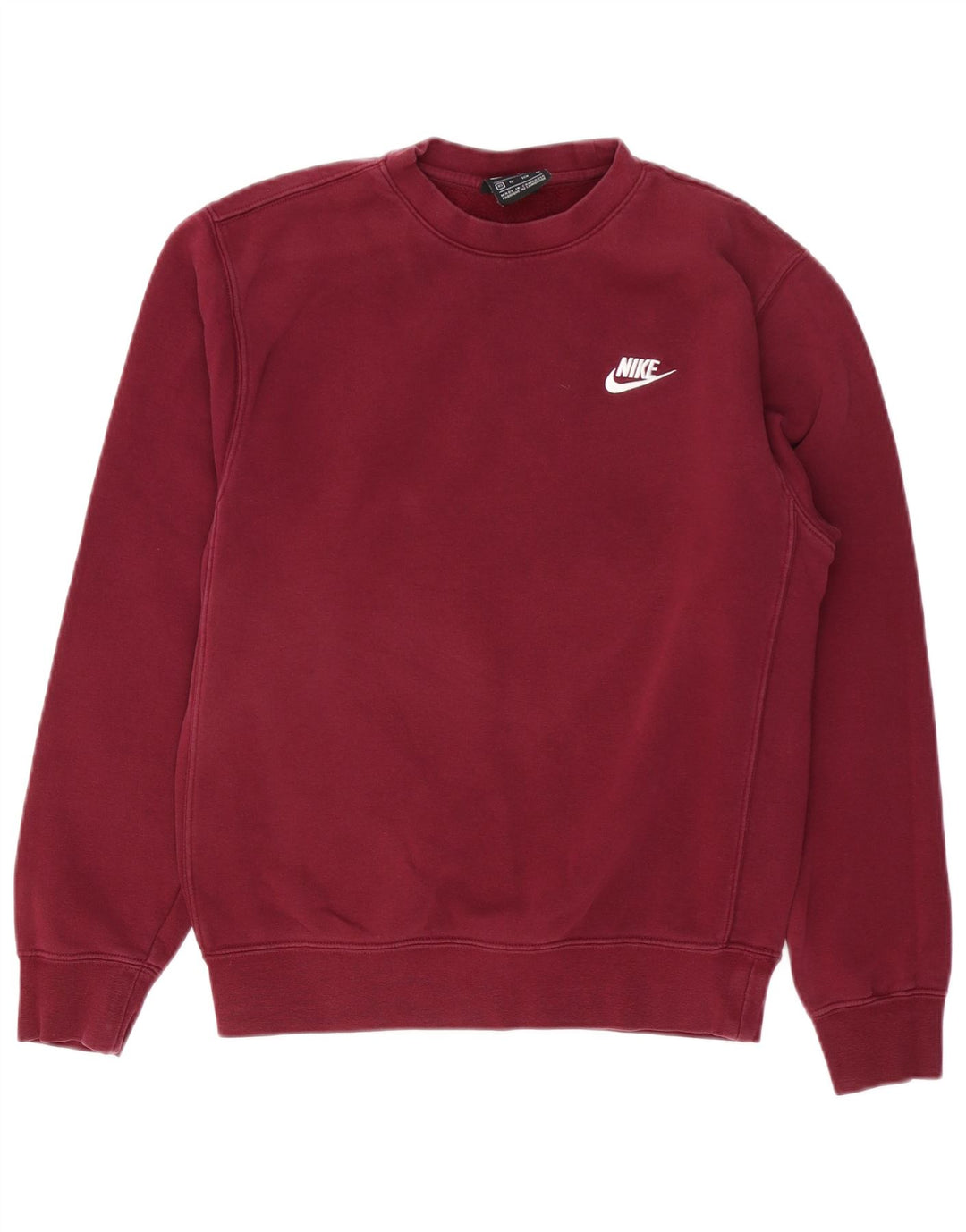 Męska bluza NIKE Sweter XS Burgundowa, bawełniana