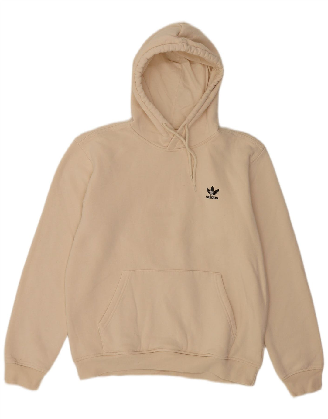 Adidas Męska bluza z kapturem, średnia beżowa bawełna