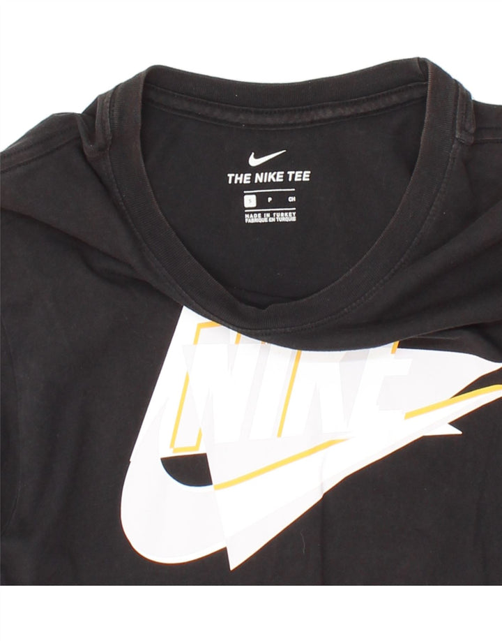 NIKE Mens Graphic T-Shirt Top Small Black Cotton Vintage Nike and Second-Hand Nike from Messina Hembry 