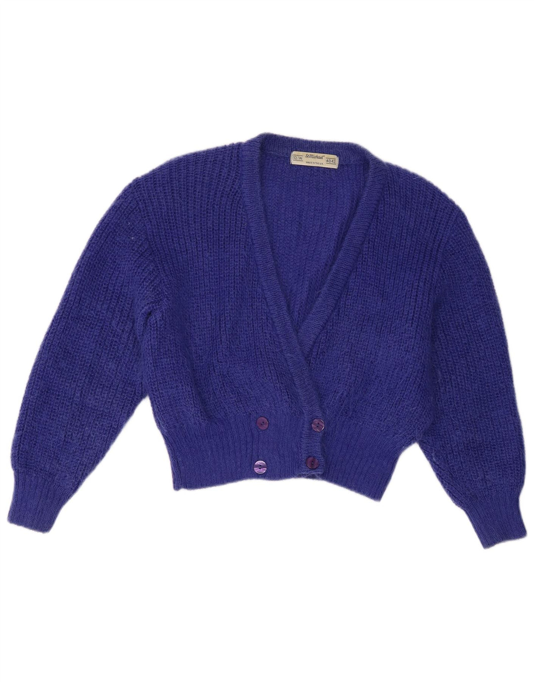Sweter damski St Michael UK 12/14 Średni niebieski moher