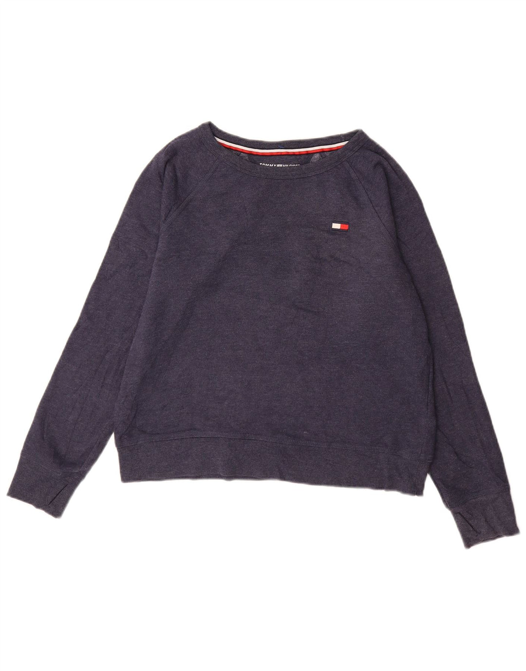 Damski sweter oversize TOMMY HILFIGER UK 10, mały, granatowy