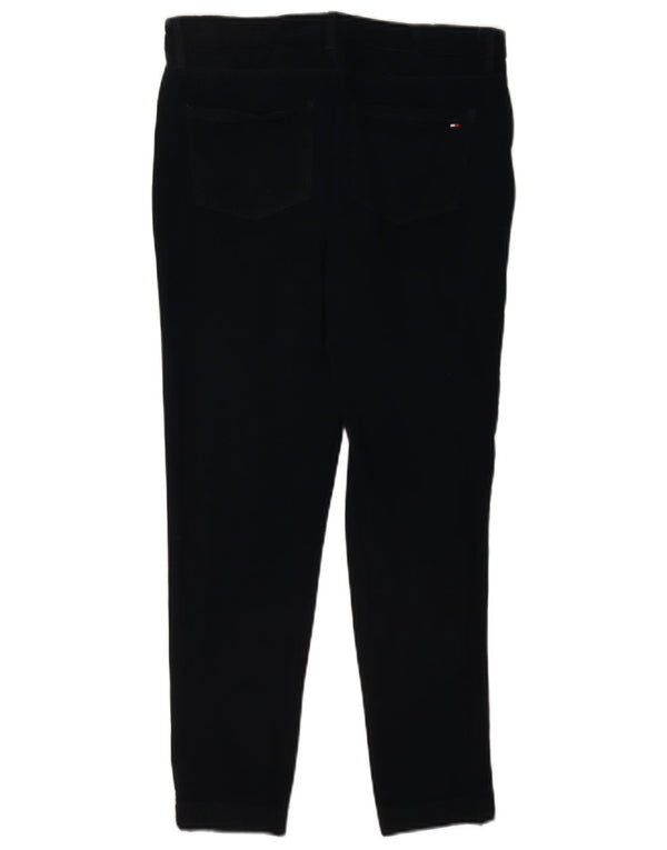 Tommy Hilfiger Womens Casual Trousers W28 L25 Navy Blue Cotton