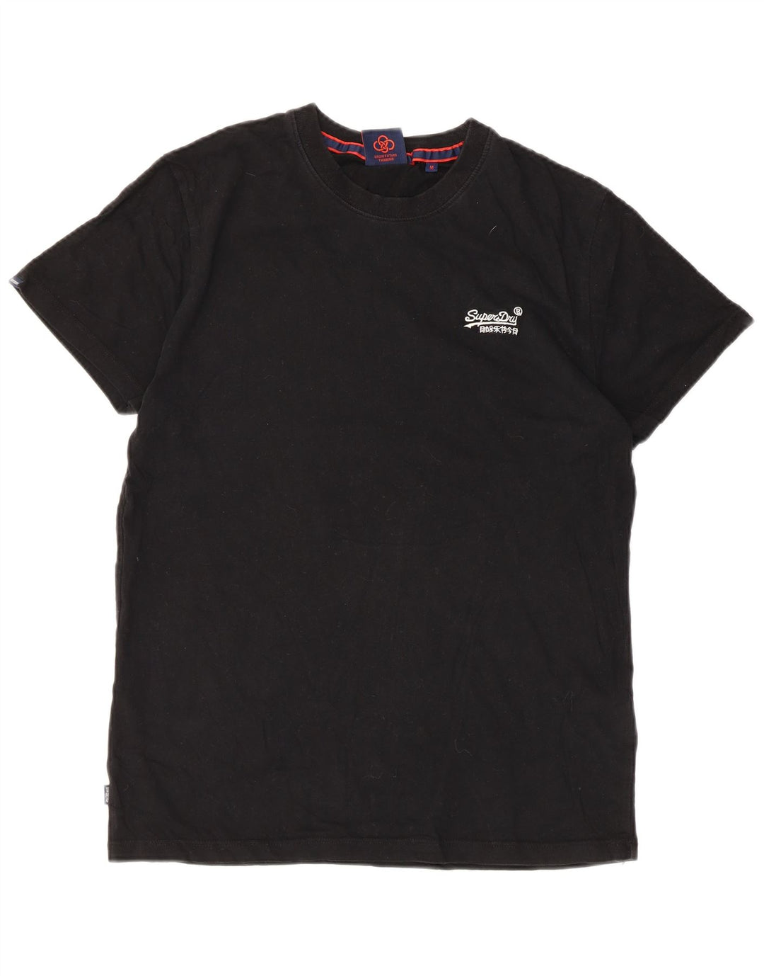 T-shirt męski Superdry, bawełniany, średni czarny