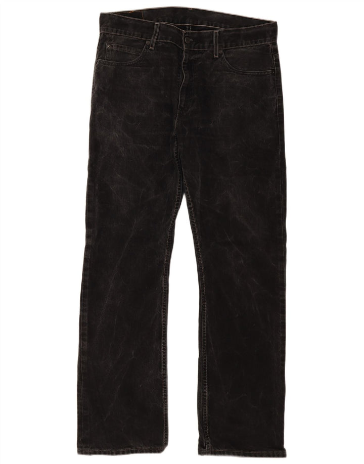 Męskie jeansy Levi's 506 Straight W36 L32 Czarne