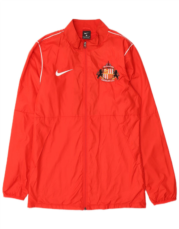 Nike Męskie Sunderland A.F.C. Kurtka przeciwdeszczowa z grafiką UK 36 Small, czerwona, poliestrowa