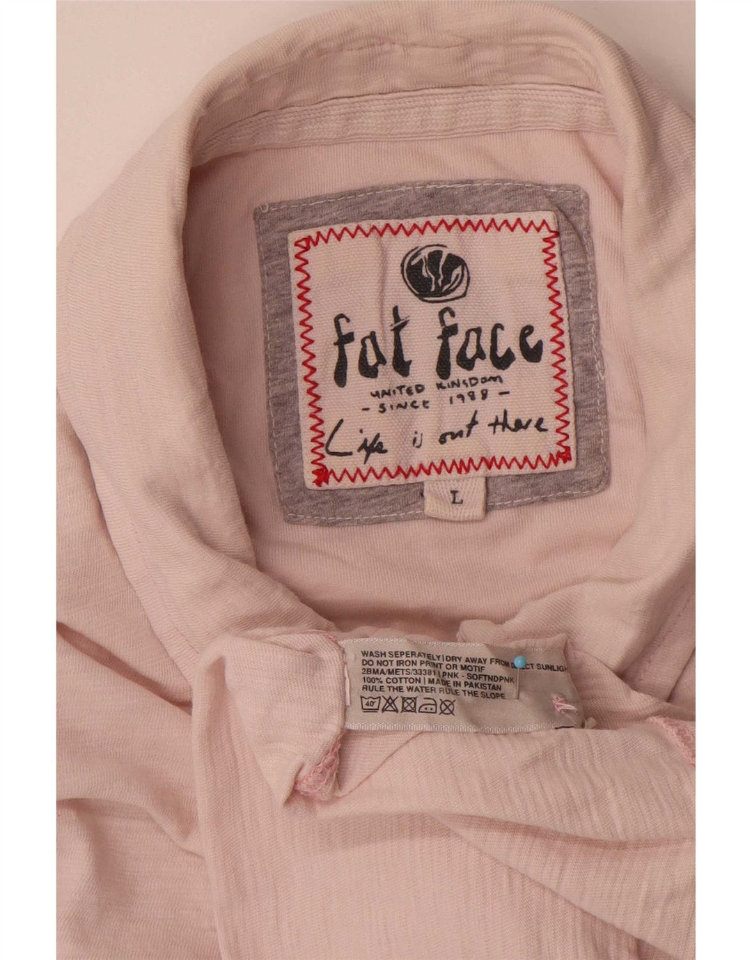 Męska koszulka polo Fat Face, duża, różowa