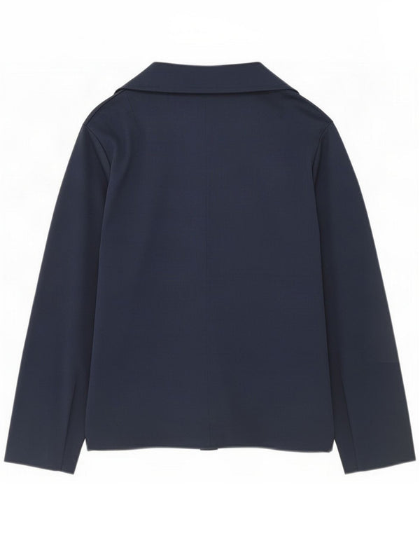 Confezioni Di Lusso Damska bluzka koszulowa IT 52 2XL granatowa w kwiaty