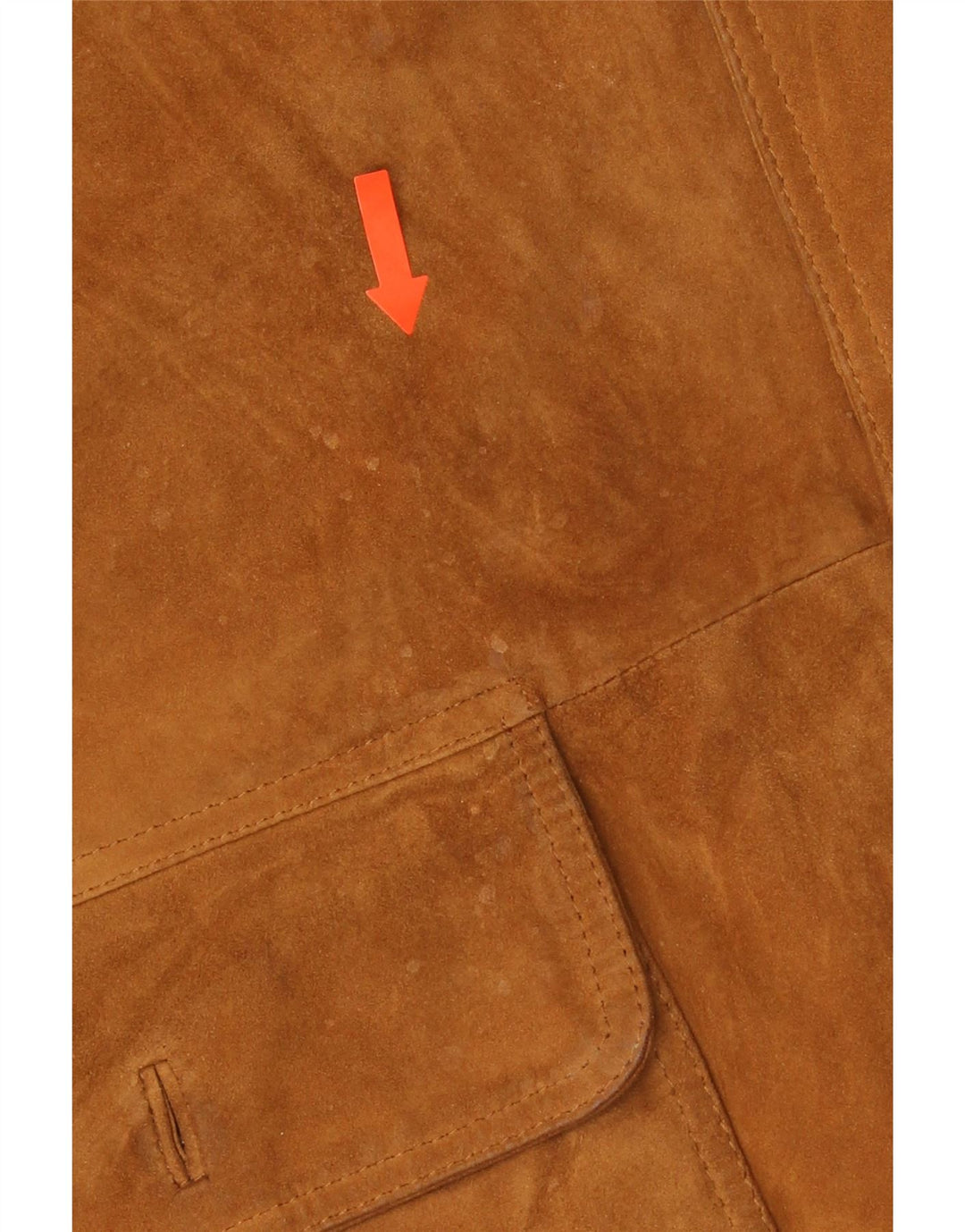 Zamszowa kurtka bomber męska vintage IT 54 2XL brązowa