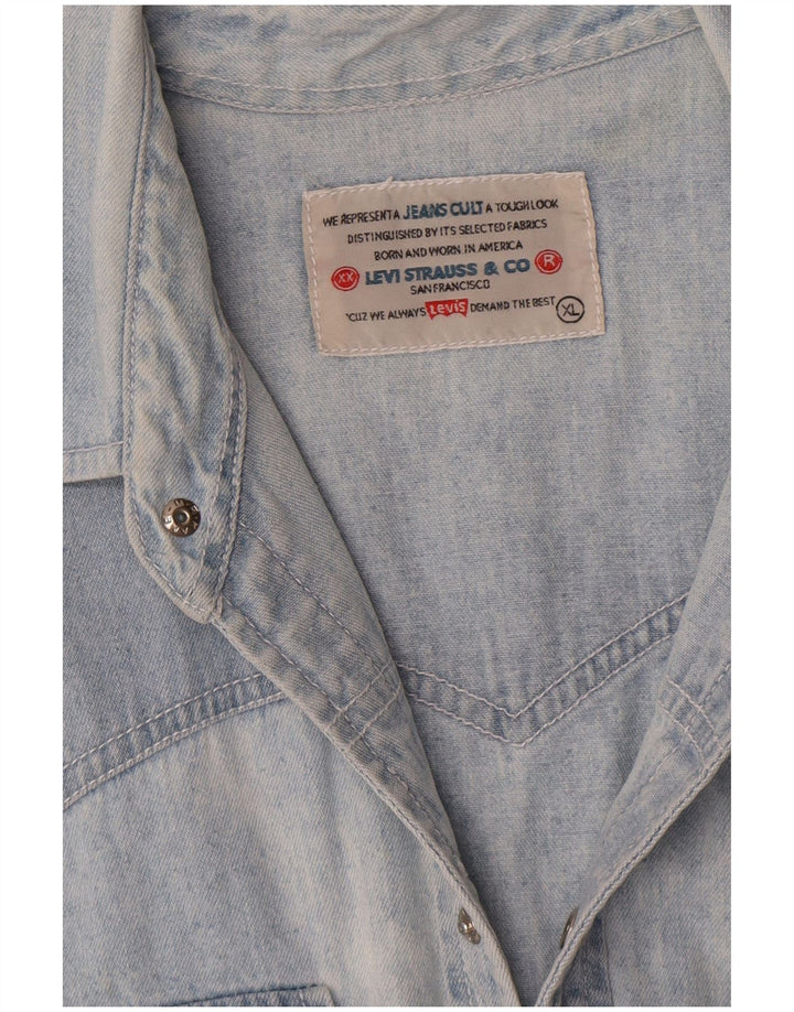 Męska koszula dżinsowa Levi's XL w kolorze niebieskim
