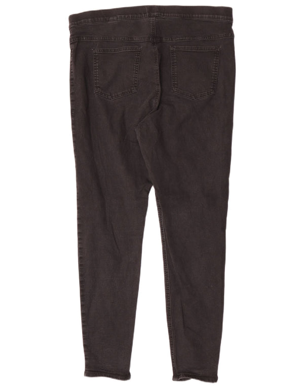 Marks & Spencer Womens Jegging Skinny Jeans UK 18 XL W36 L29 Black Cotton