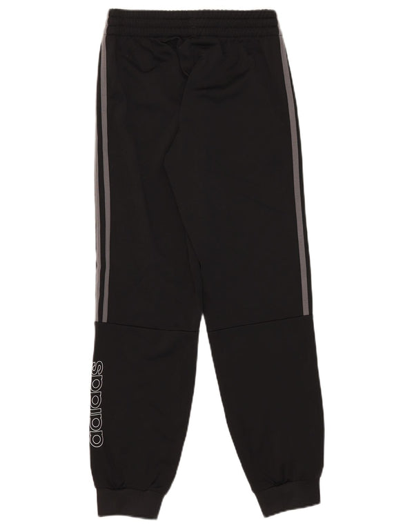 Adidas Chłopięce Graficzne Spodnie Dresowe Joggery 11-12 Lat Czarny Poliester