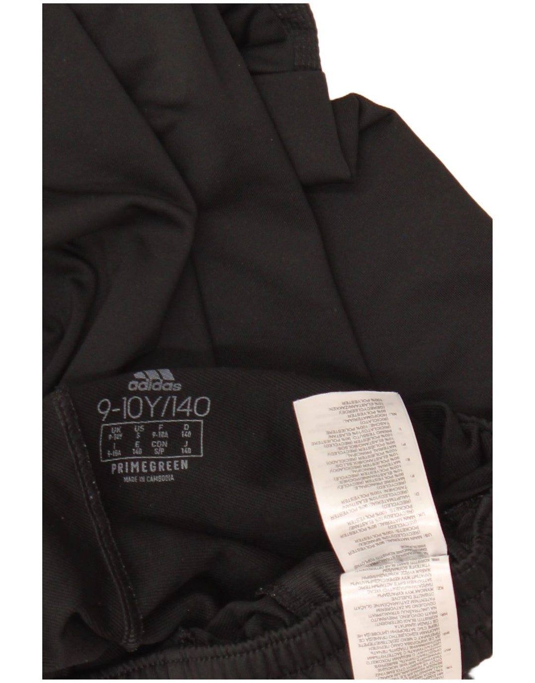 Spodnie dresowe chłopięce ADIDAS Primegreen 9-10 lat, czarny poliester