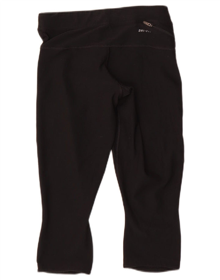 Damskie legginsy Nike Dri Fit Capri UK 14, średnie czarne