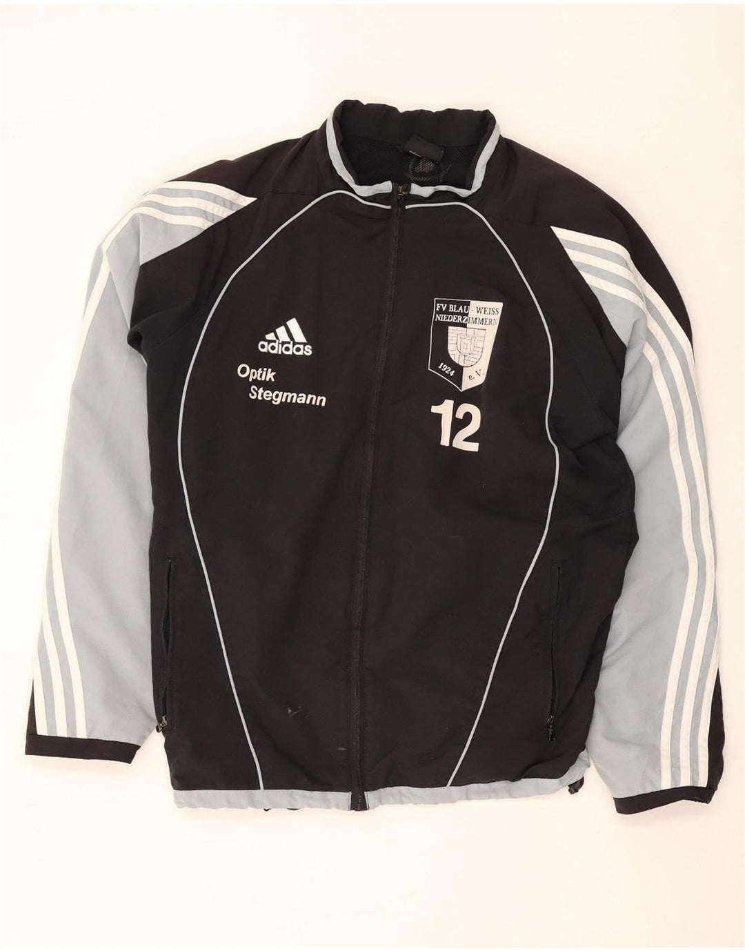 Męska kurtka dresowa Adidas Graphic UK 38/40 w kolorze średniej czarnej