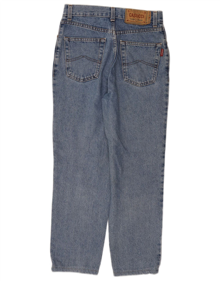 Damskie jeansy CASUCCI Crop Loose W28 L24 Niebieskie