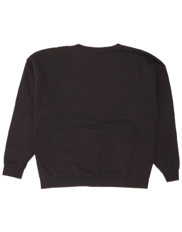 Męska bluza dresowa Nike o luźnym kroju, mała, czarna, bawełniana