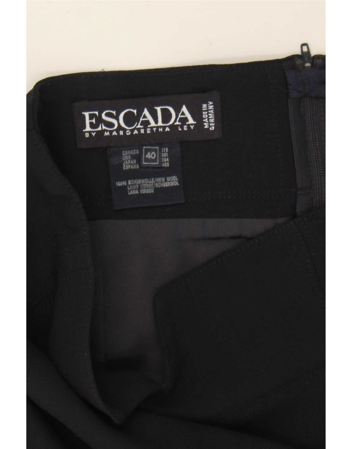 Spódnica ołówkowa damska Escada EU 40 Medium W27 Granatowa wełna