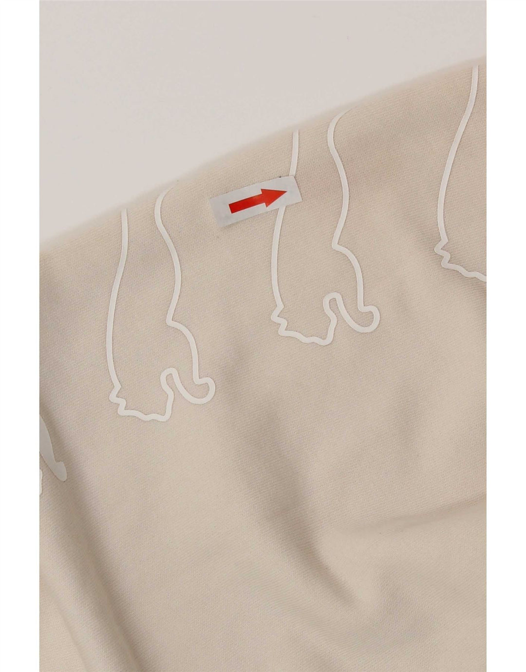 Damska bluza Puma Oversize Crop Graphic Jumper UK 16, duża, beżowa