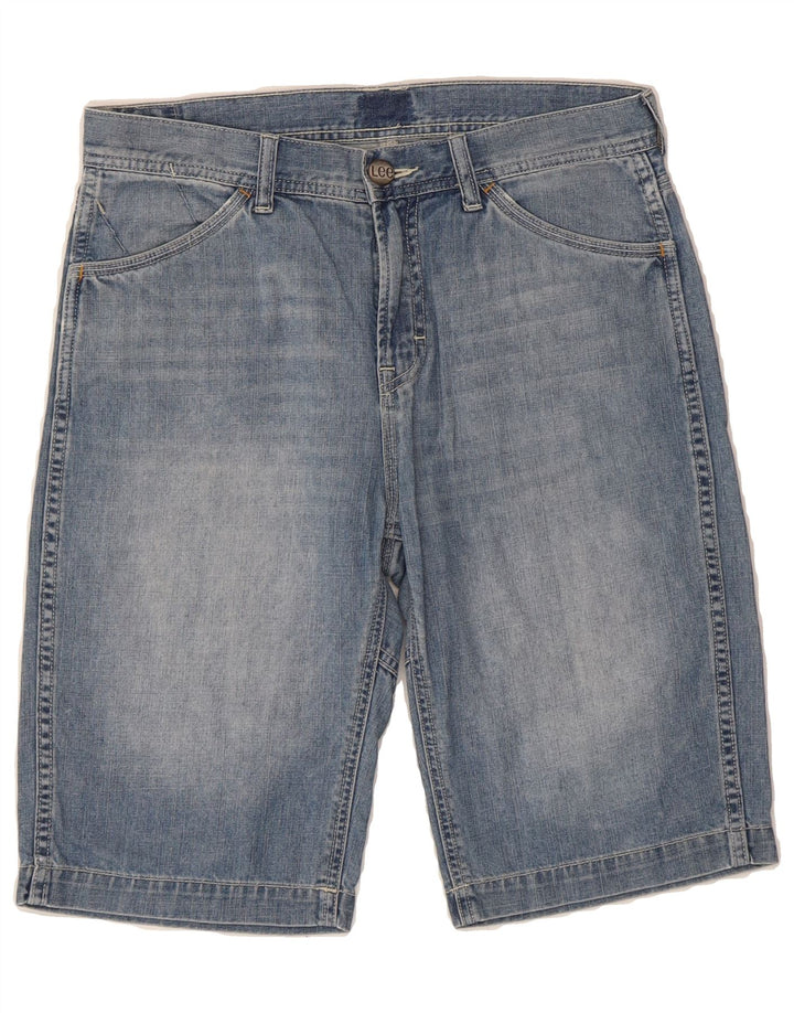 LEE Boys Denim Shorts 15-16 Years W30  Blue Cotton Vintage Lee and Second-Hand Lee from Messina Hembry 