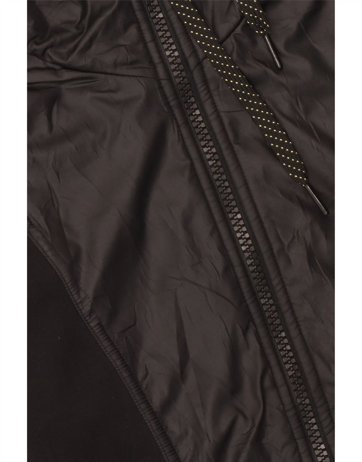 Damska bluza dresowa Adidas Climalite Top Jacket UK 12 Średni Czarny Poliester