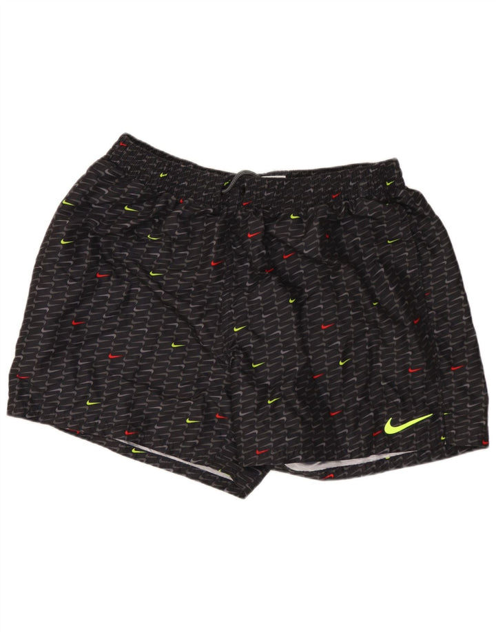 Męskie spodenki sportowe NIKE z grafiką XL, czarny, geometryczny poliester